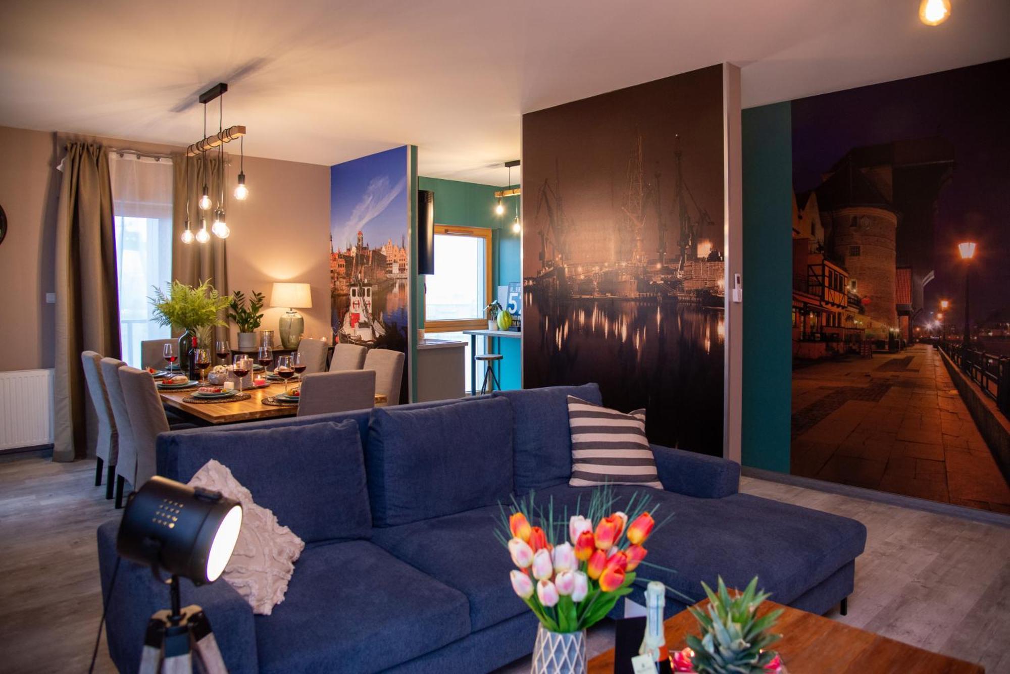 Premium 4 Rooms Apartment Gdansk Bagian luar foto