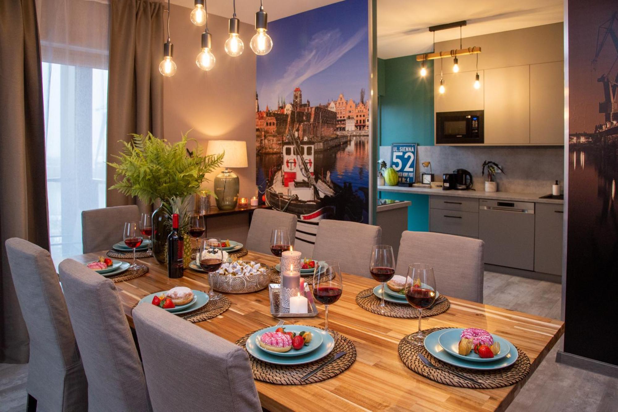Premium 4 Rooms Apartment Gdansk Bagian luar foto