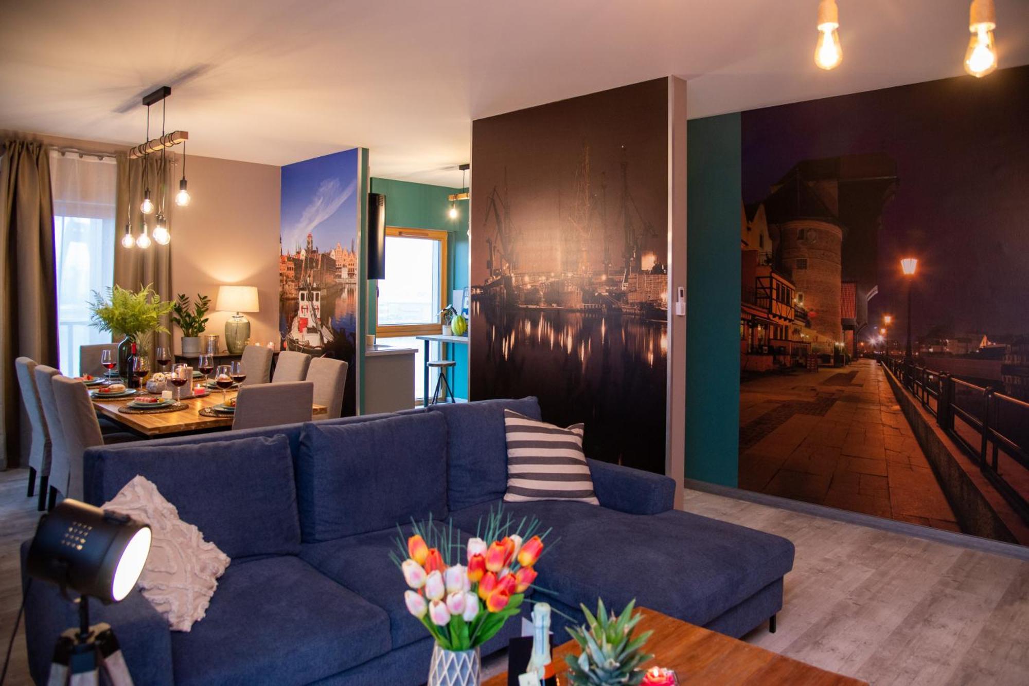Premium 4 Rooms Apartment Gdansk Bagian luar foto