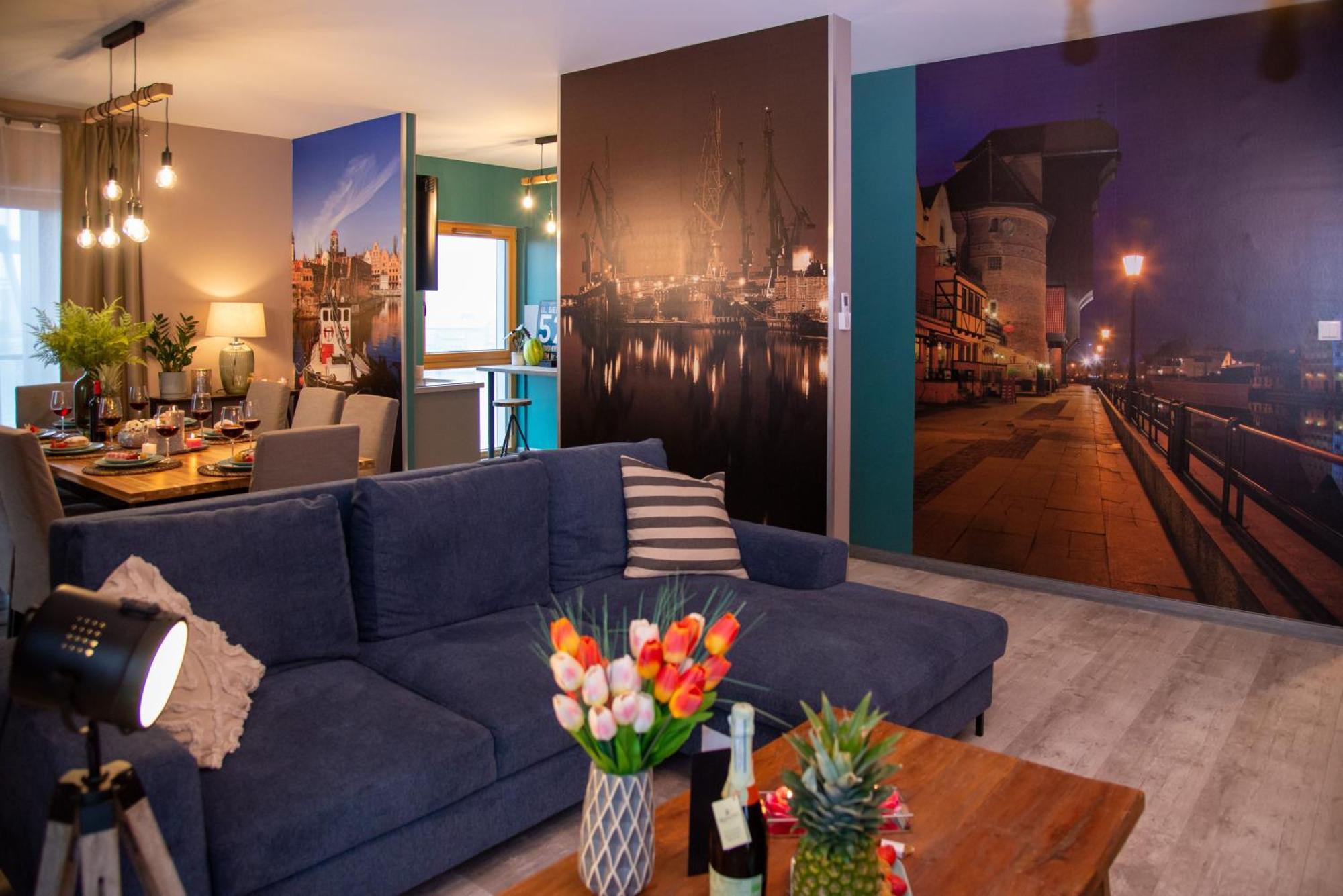 Premium 4 Rooms Apartment Gdansk Bagian luar foto