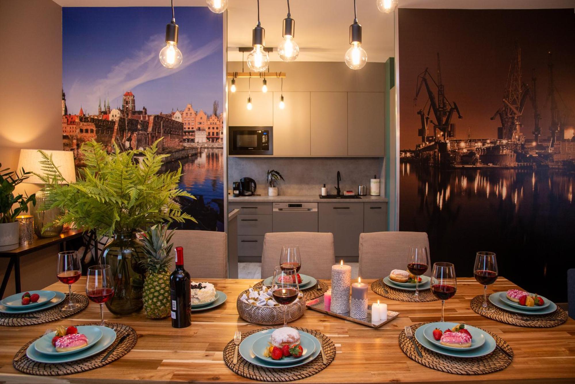 Premium 4 Rooms Apartment Gdansk Bagian luar foto