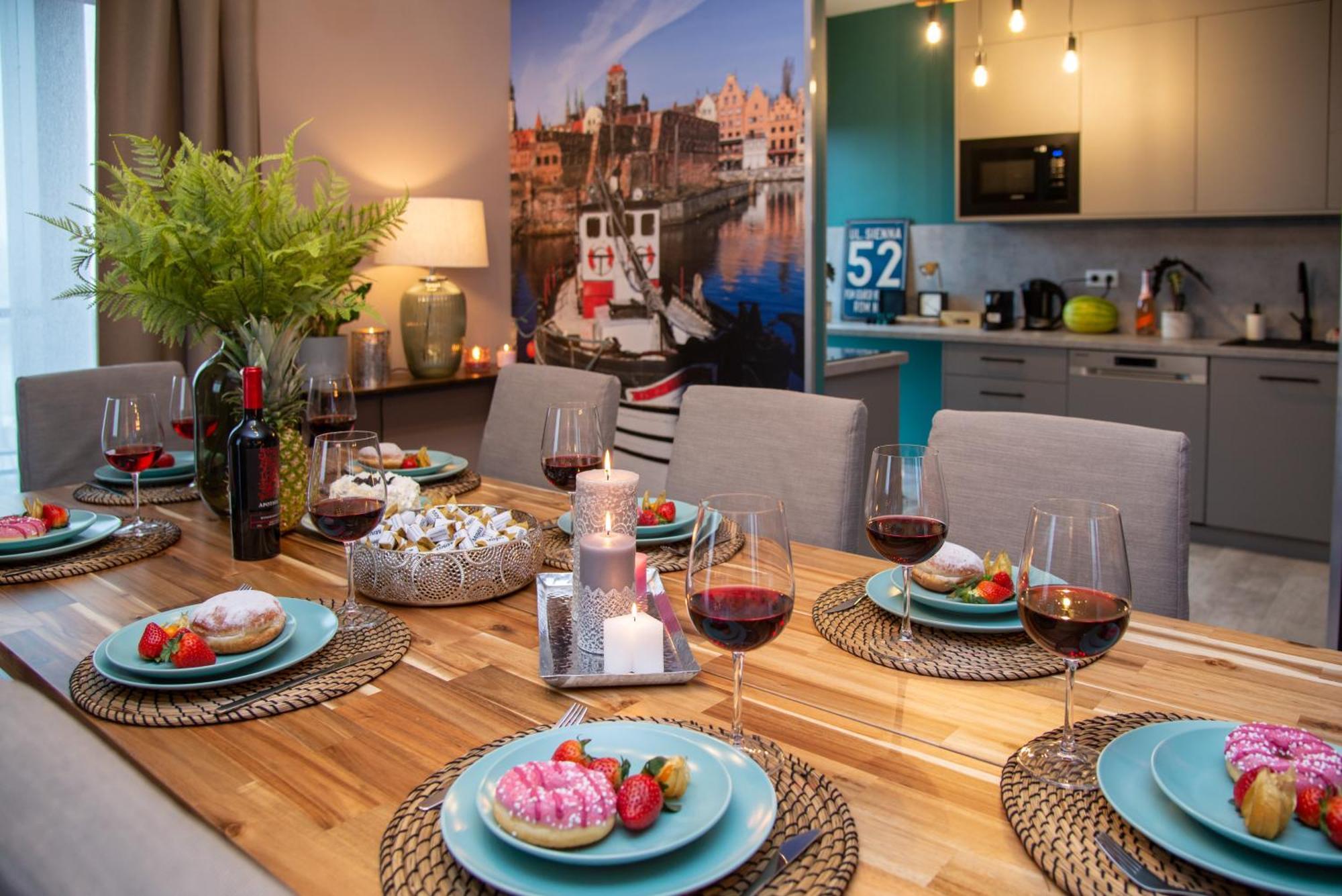 Premium 4 Rooms Apartment Gdansk Bagian luar foto